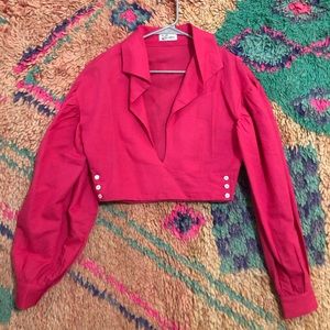 Tyler McGillivary Hot Pink Blouse